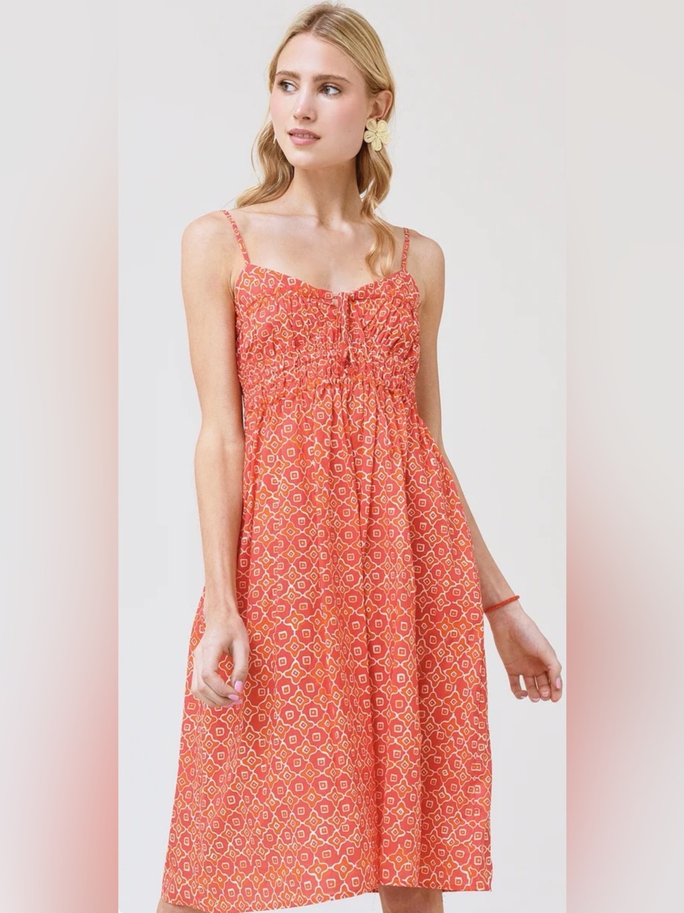 NWOT Ciao Lucia 100% Cotton Umbria Dress in Poppy Women’s Size Small